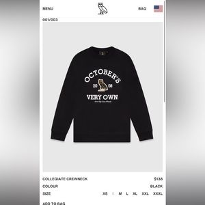 October’s Very Own (OVO) Crewneck